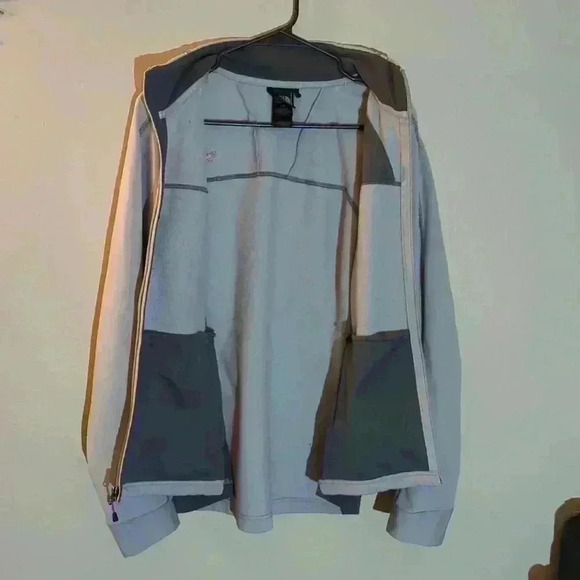 The North Face jacket, gray and pink, medium - Picture 5 of 8